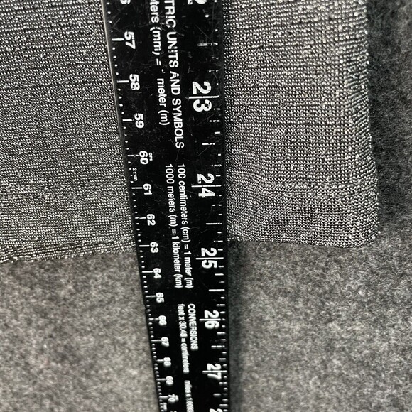 Banana Republic Shirt Women’s Extra Small Gray  Metallic Shimmer Long Sleeve Top - Picture 6 of 7